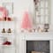 3ft. Pre-Lit Pink Artificial Christmas Tree, Warm White LED Lights